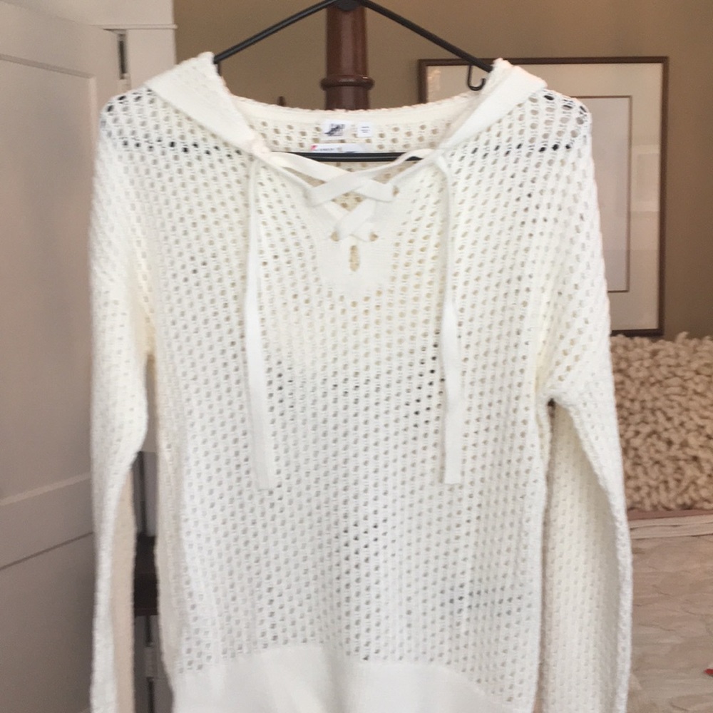 Gap open‎ weaved hooded sweater
